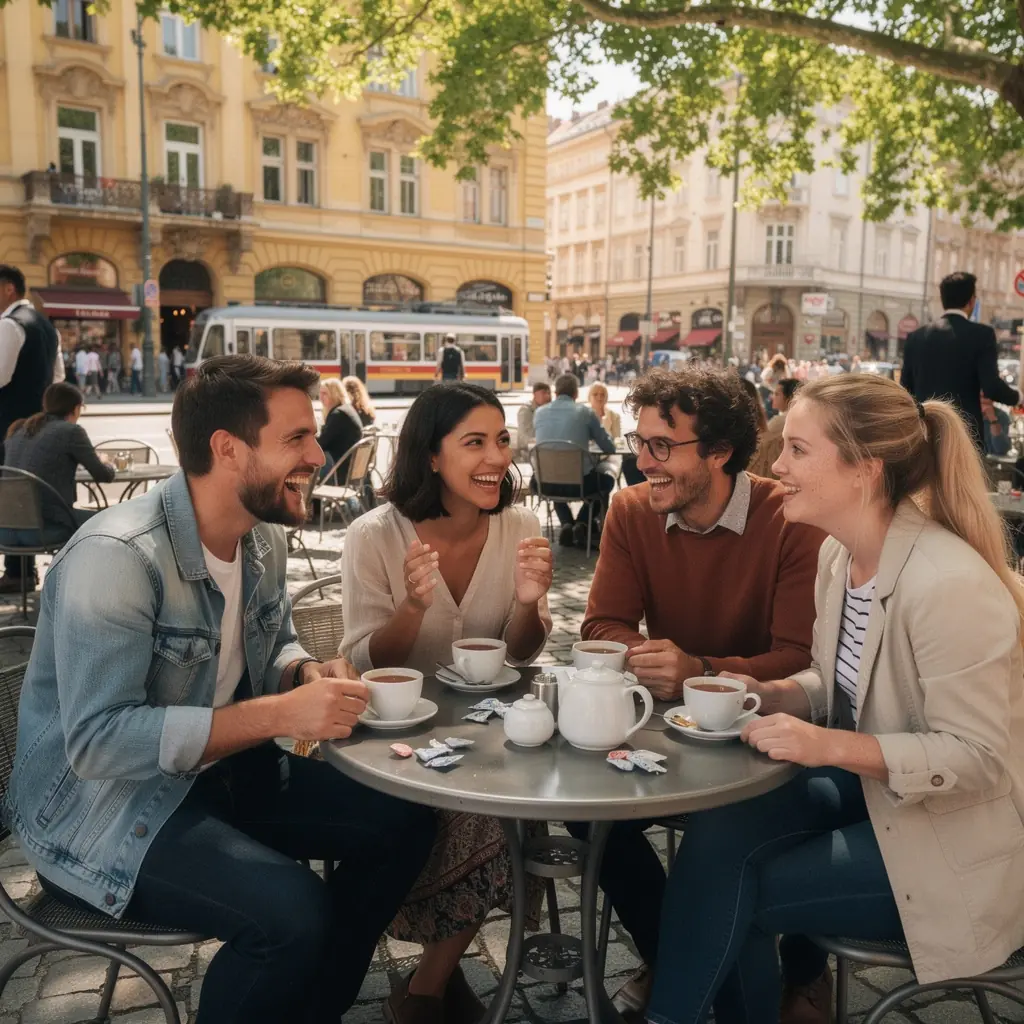 Teáscsésze, amelyben aromás, malátás angol reggeli tea található.